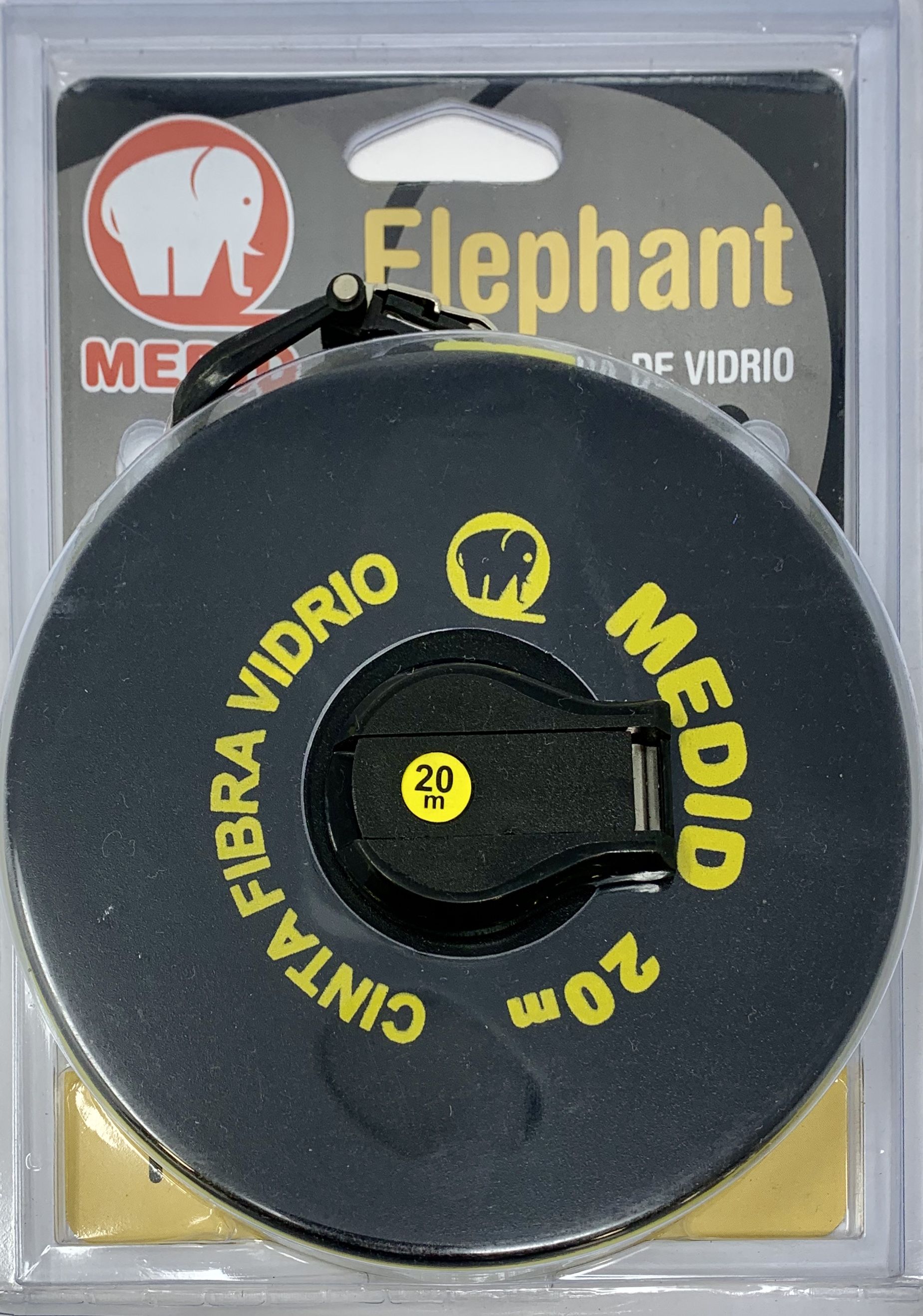 Cinta métrica de fibra de vidrio con uña plegable 20 m - ref.121020GF