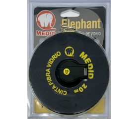 Cinta métrica de fibra de vidrio 20 m x 15 mm \\\"0\\\" en la anilla - ref.121020