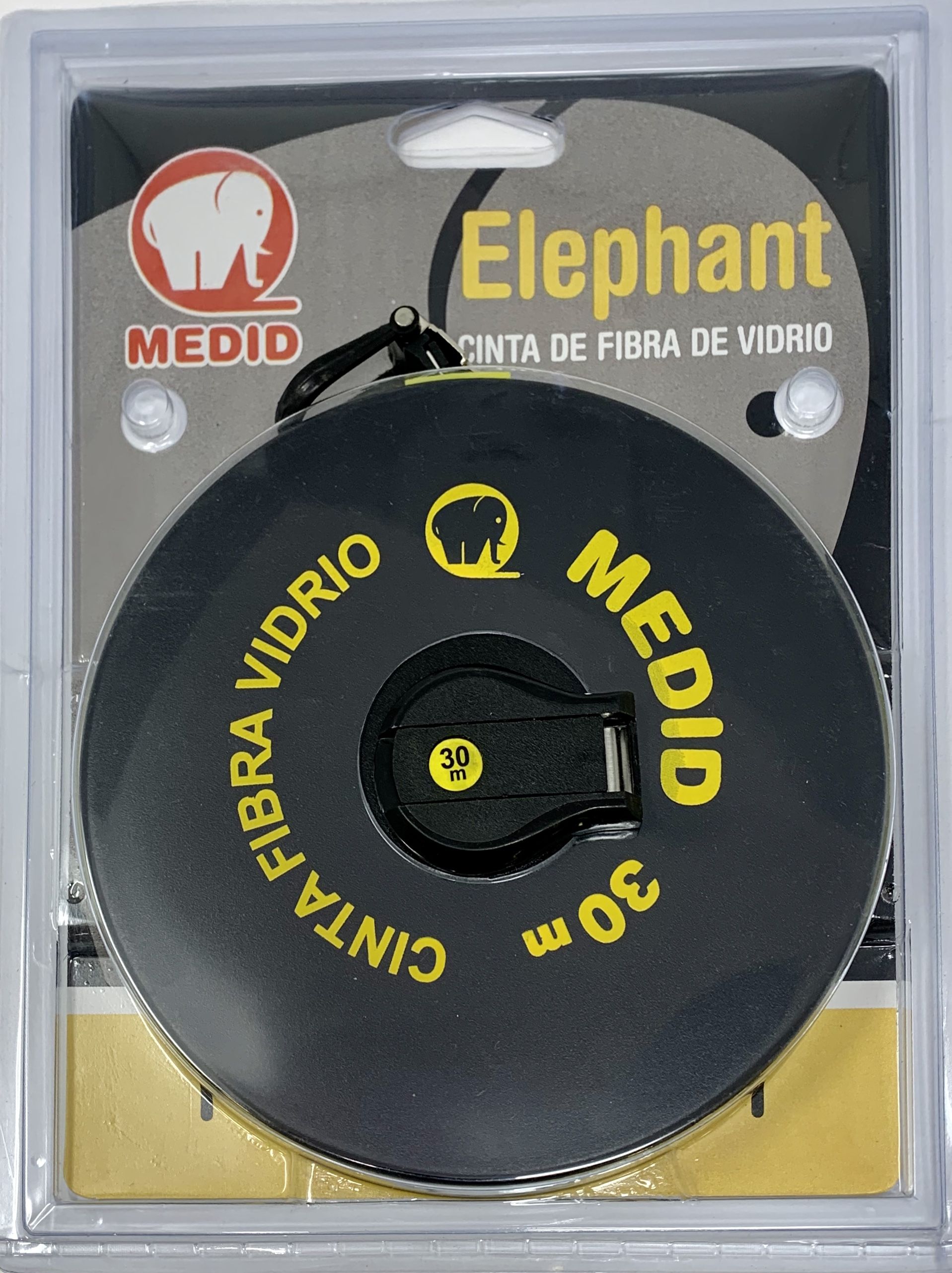 Cinta métrica de fibra de vidrio con uña plegable 30 m - ref.121030GF