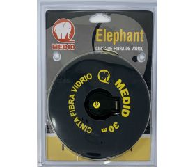 Cinta métrica de fibra de vidrio 30 m x 15 mm \\\"0\\\" en la anilla - ref.121030