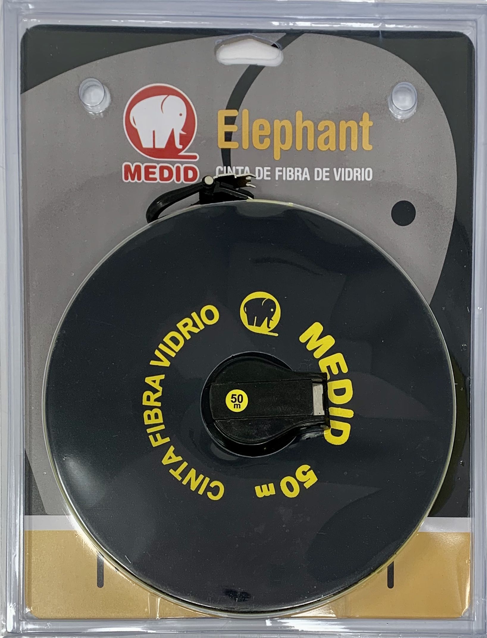 Cinta métrica de fibra de vidrio con uña plegable 50 m- ref.121050GF