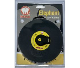 Cinta métrica de fibra de vidrio 30 m x 15 mm Fluorescente Estuche ABS - ref.140030