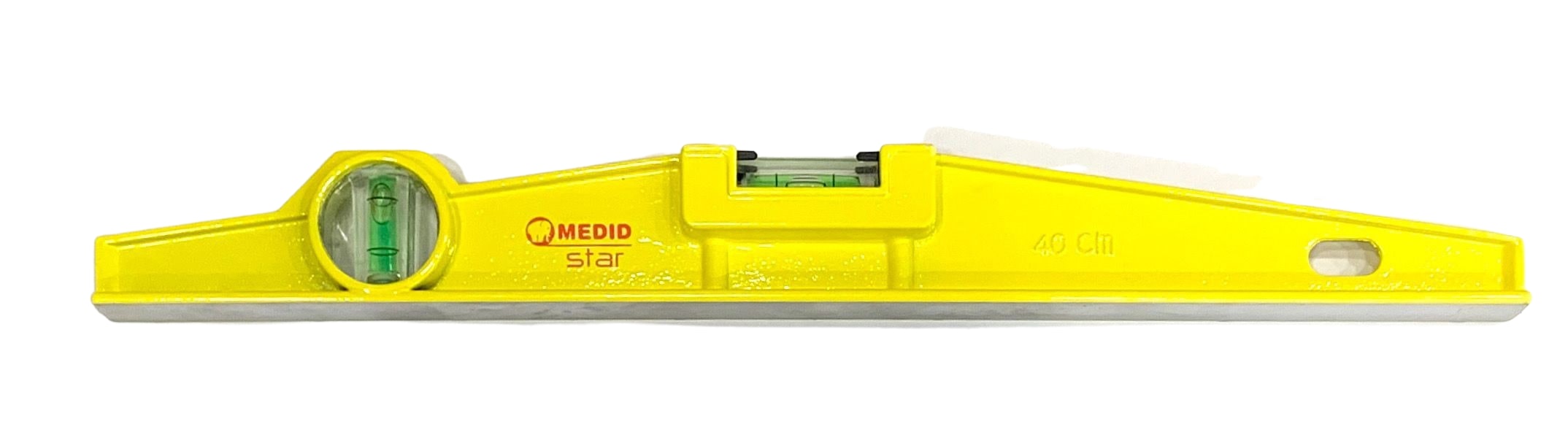 Nivel de aluminio Ala Avión 400 mm 2 burbujas. Precisión 1 mm/m - ref.15040