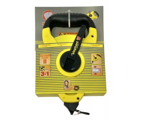 Cinta métrica de fibra de vidrio 3:1 60 m x 15 mm Estuche ABS - ref.166060