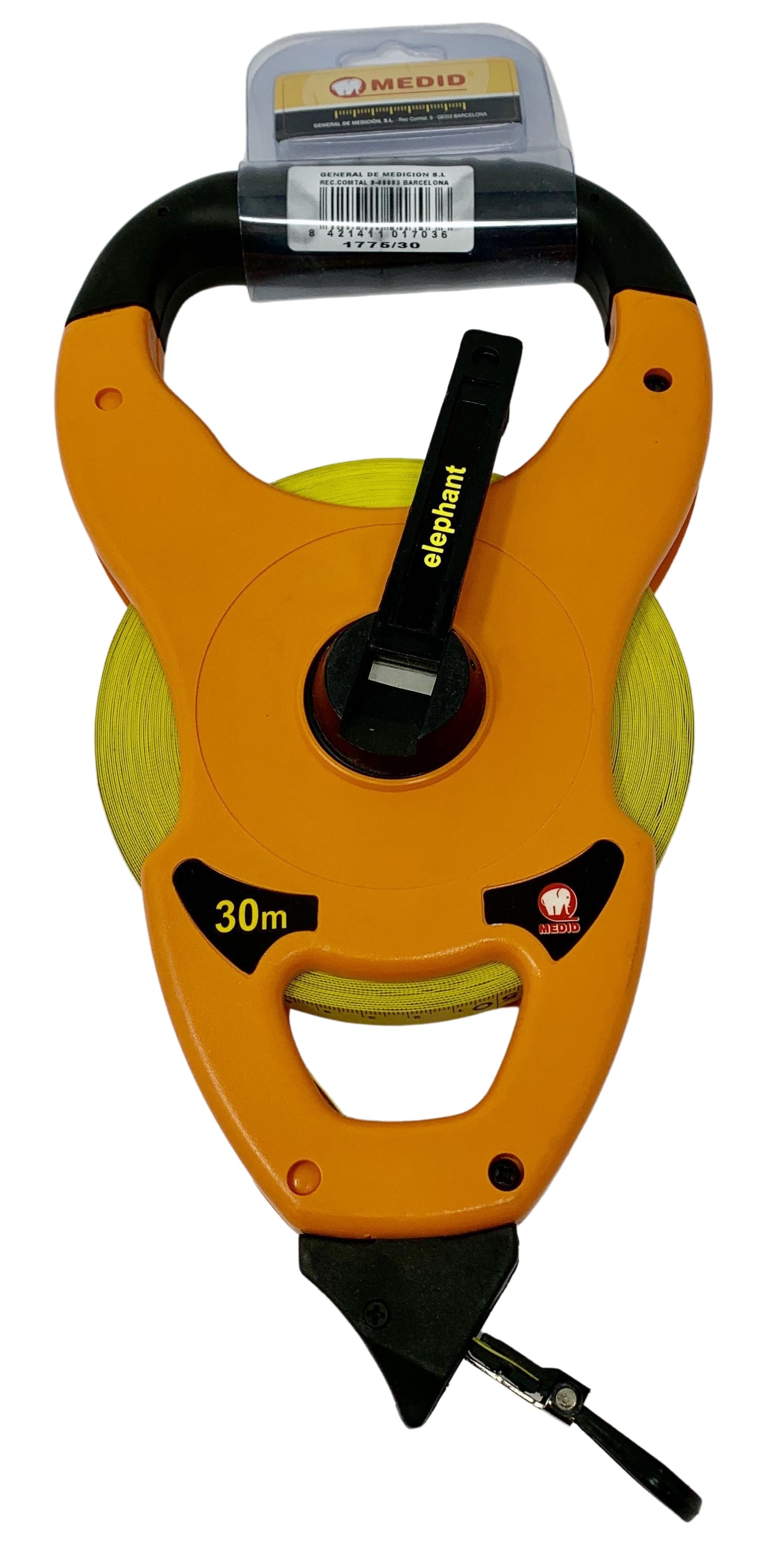 Cinta métrica de fibra de vidrio 30 m x 15 mm Estuche ABS - ref.177530N