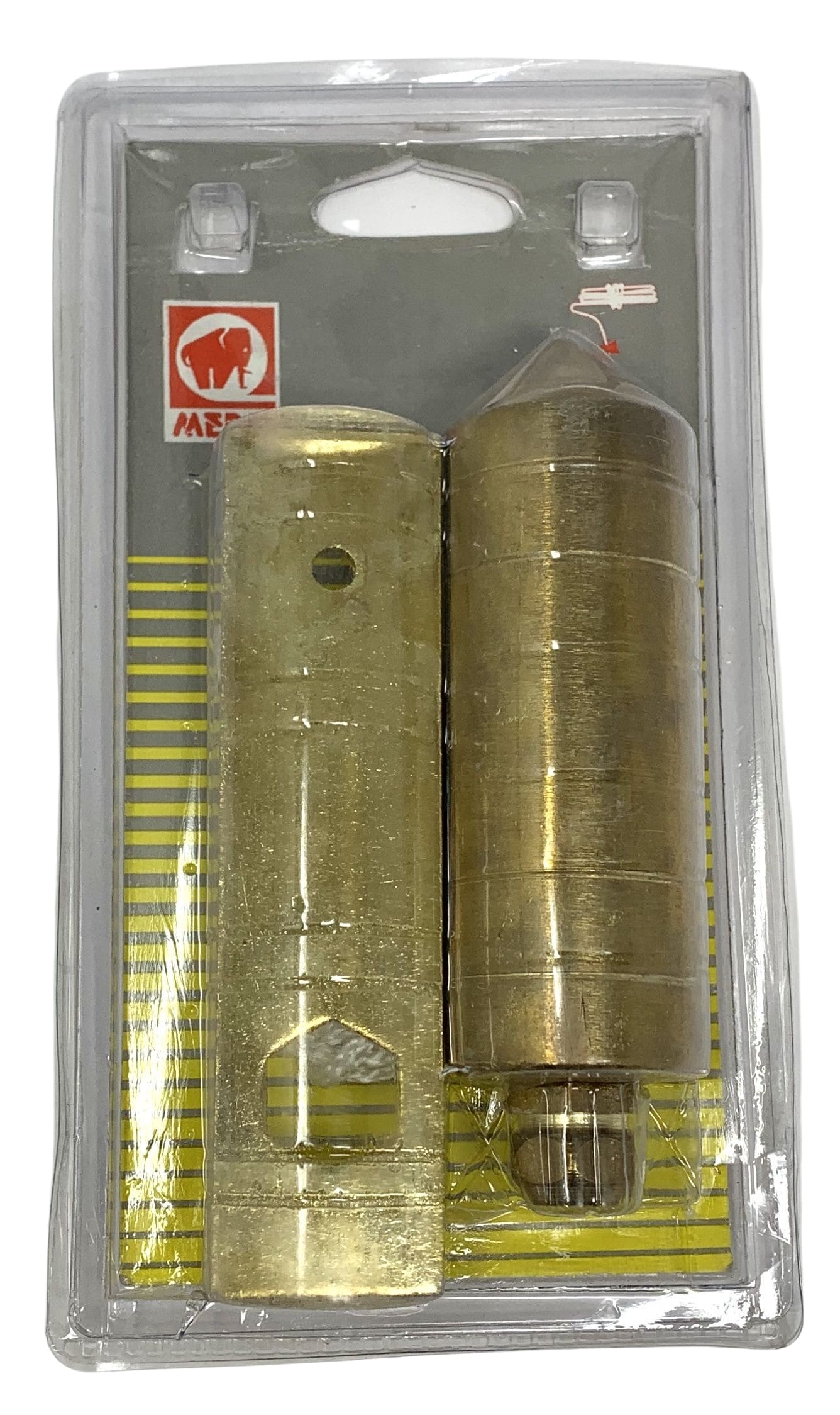 Plomada hierro calibrado zincado 1000 gr 3 m con pletina