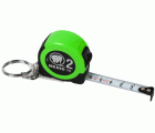 Flexómetro llavero ABS TPR de color verde - ref.201303