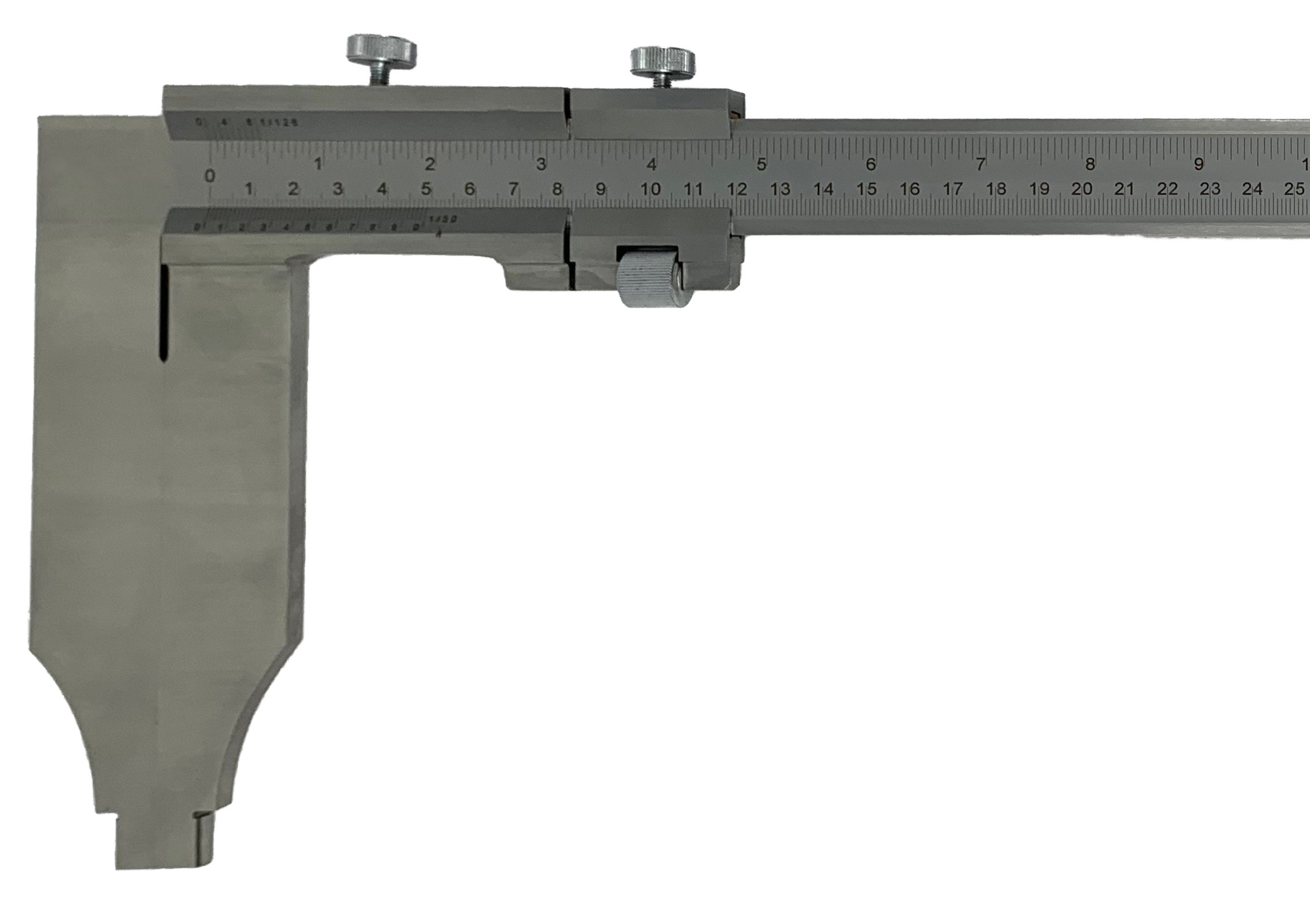 Calibre de acero inoxidable DIN 862. 800 mm. Precisión 0,05 mm