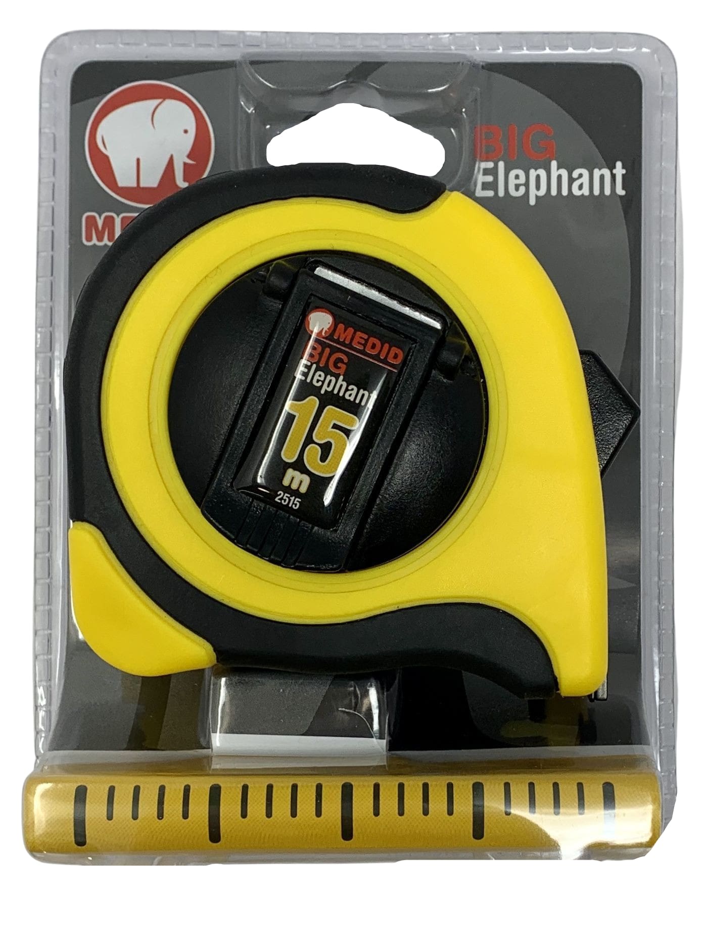 Flexómetro magnético con estuche ABS + elastollan 15 m x 25 mm - ref.2515