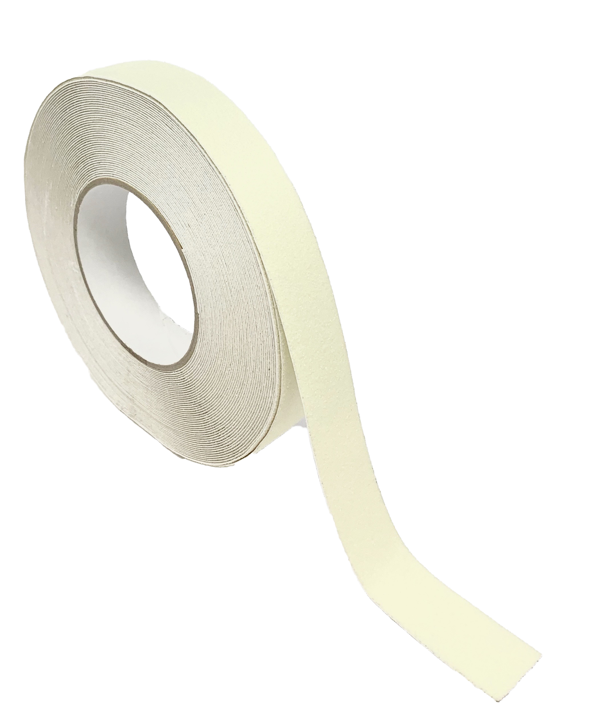 Cinta fotoluminiscente de color blanco antideslizante 25 mm x 18 m