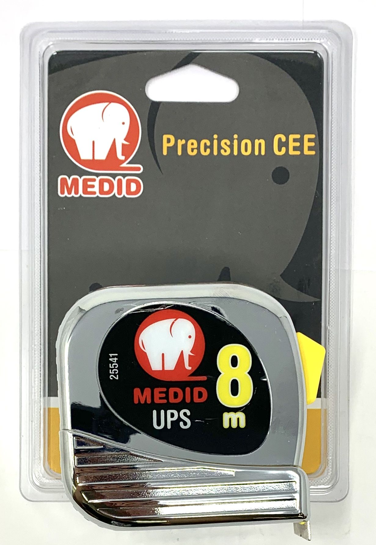 Flexómetro MEDID UPS 8 m x 25 mm Ref 25541