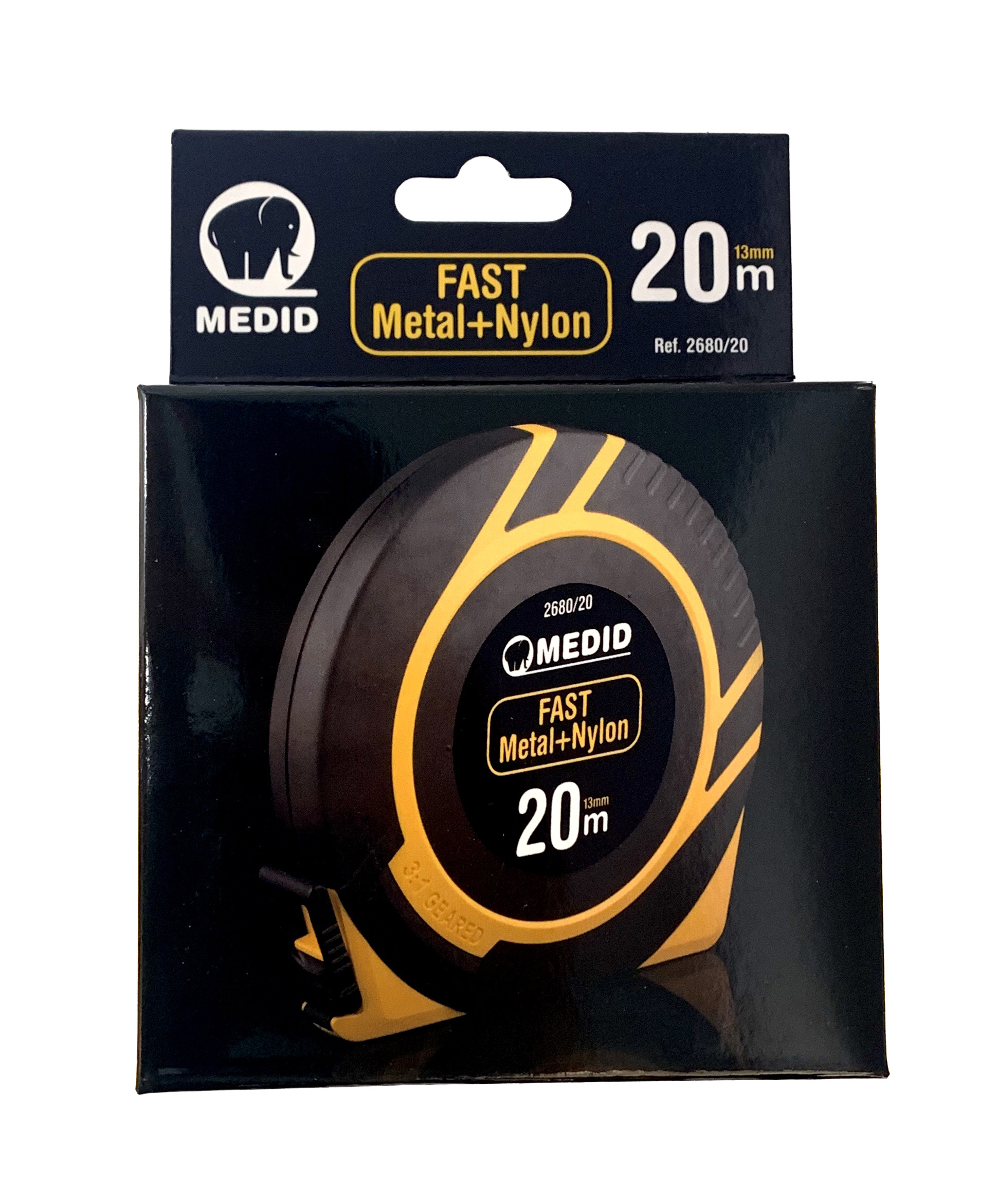Cinta métrica metálica + nylon FAST de 20 m - ref.268020