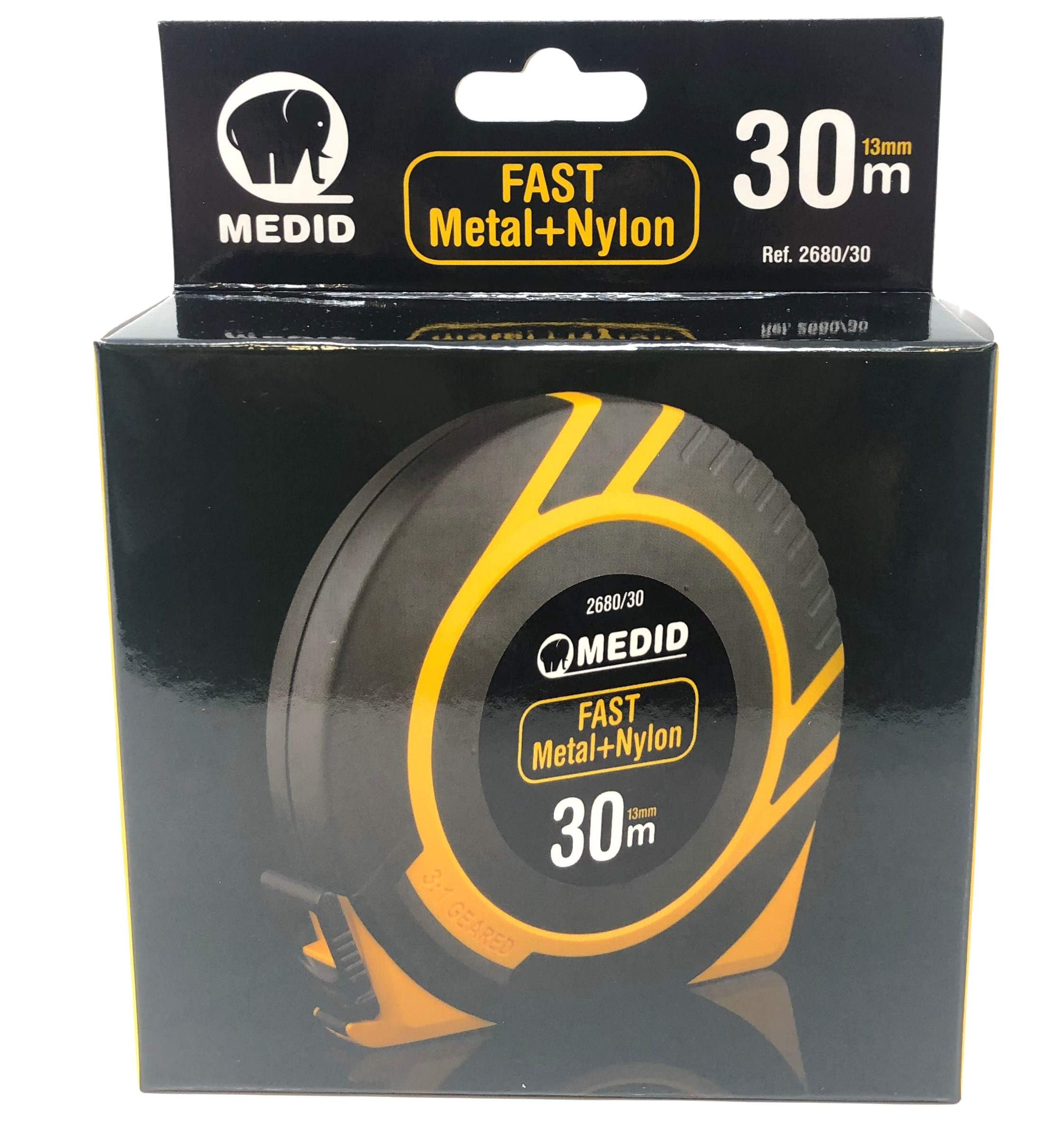 Cinta métrica metálica + nylon FAST de 30 m - ref.268030