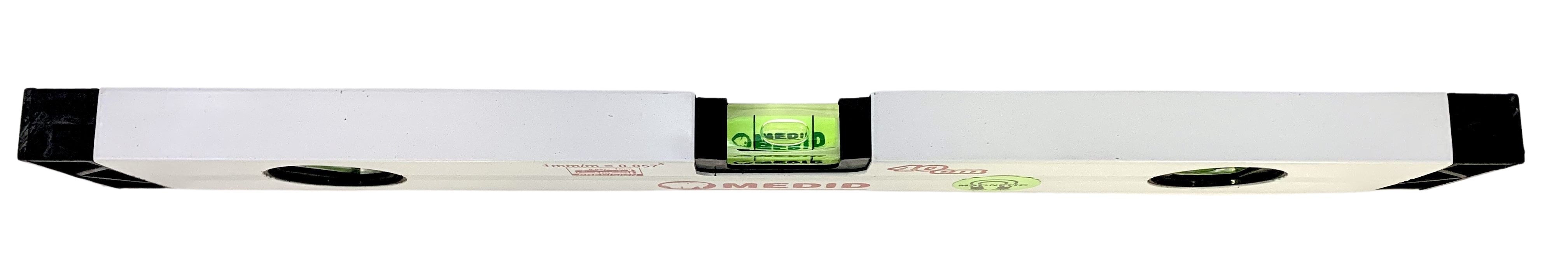 Nivel aluminio 400 mm 3 burbujas. Precisión 1 mm/m. Magnético - ref.27040M