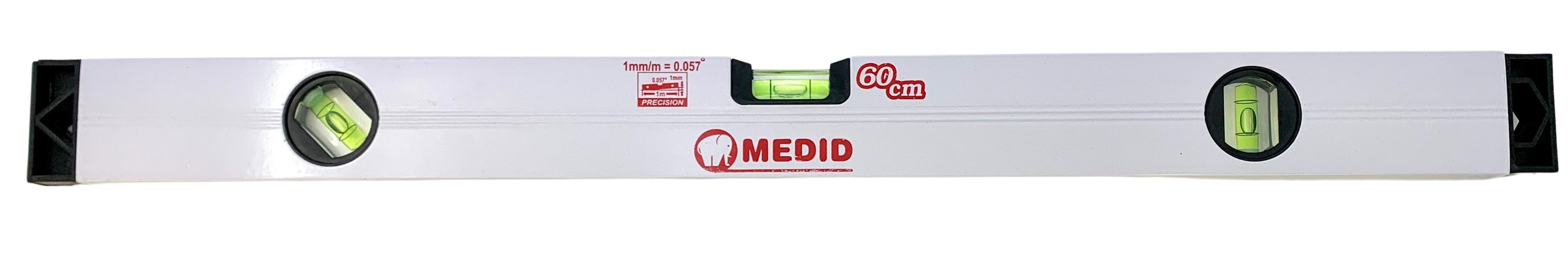 Nivel Aluminio 600 mm 3 burbujas. Prec. 1 mm/m - ref.27060