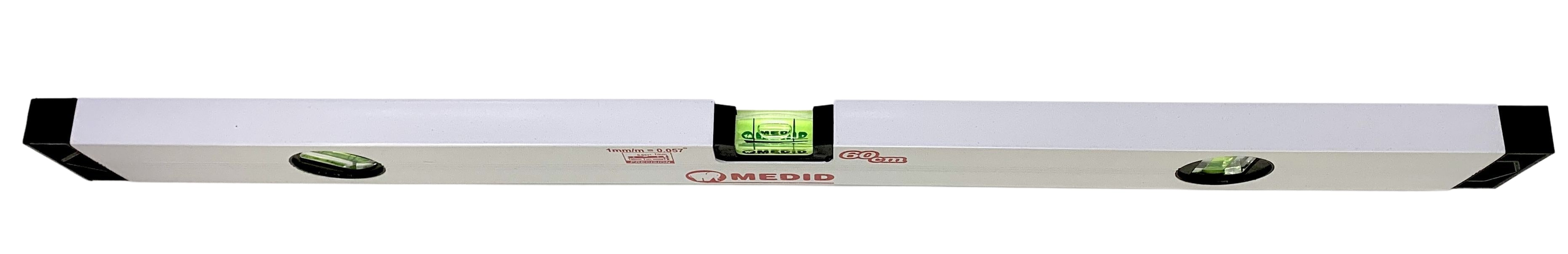 Nivel Aluminio 600 mm 3 burbujas. Prec. 1 mm/m - ref.27060