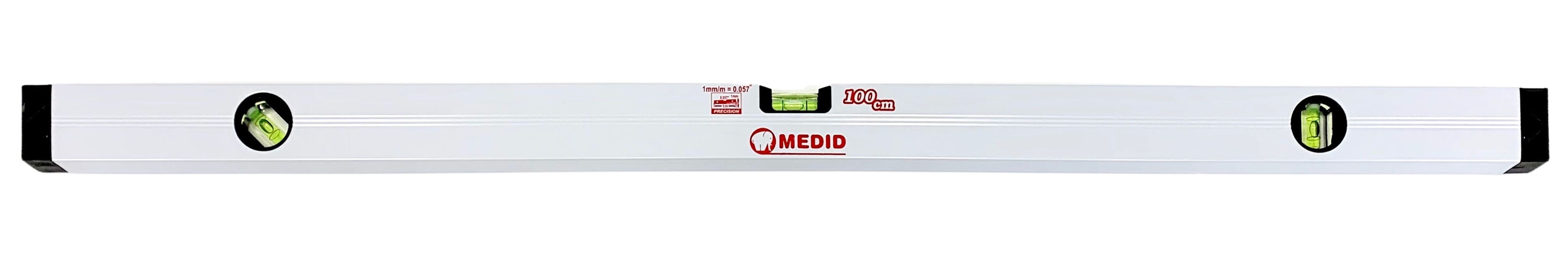 Nivel Aluminio 1000 mm 3 burbujas. Prec. 1 mm/m - ref.27100