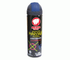 Spray de pintura fluorescente de color azul
