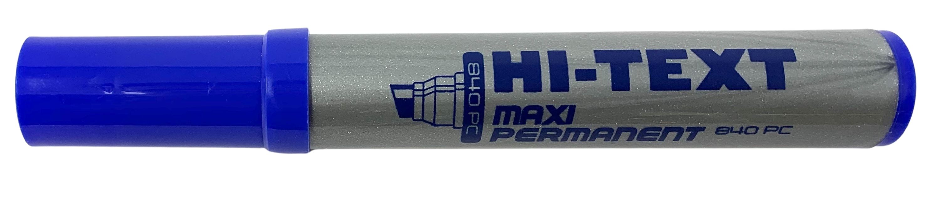 Rotulador tinta indeleble de secado rápido de color azul punta de 14 mm - ref.372