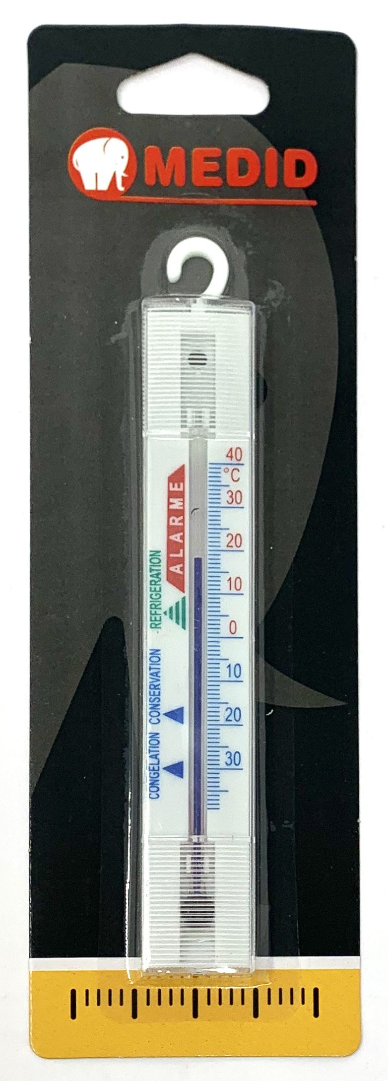 Termómetro para nevera 150 x 24 mm
