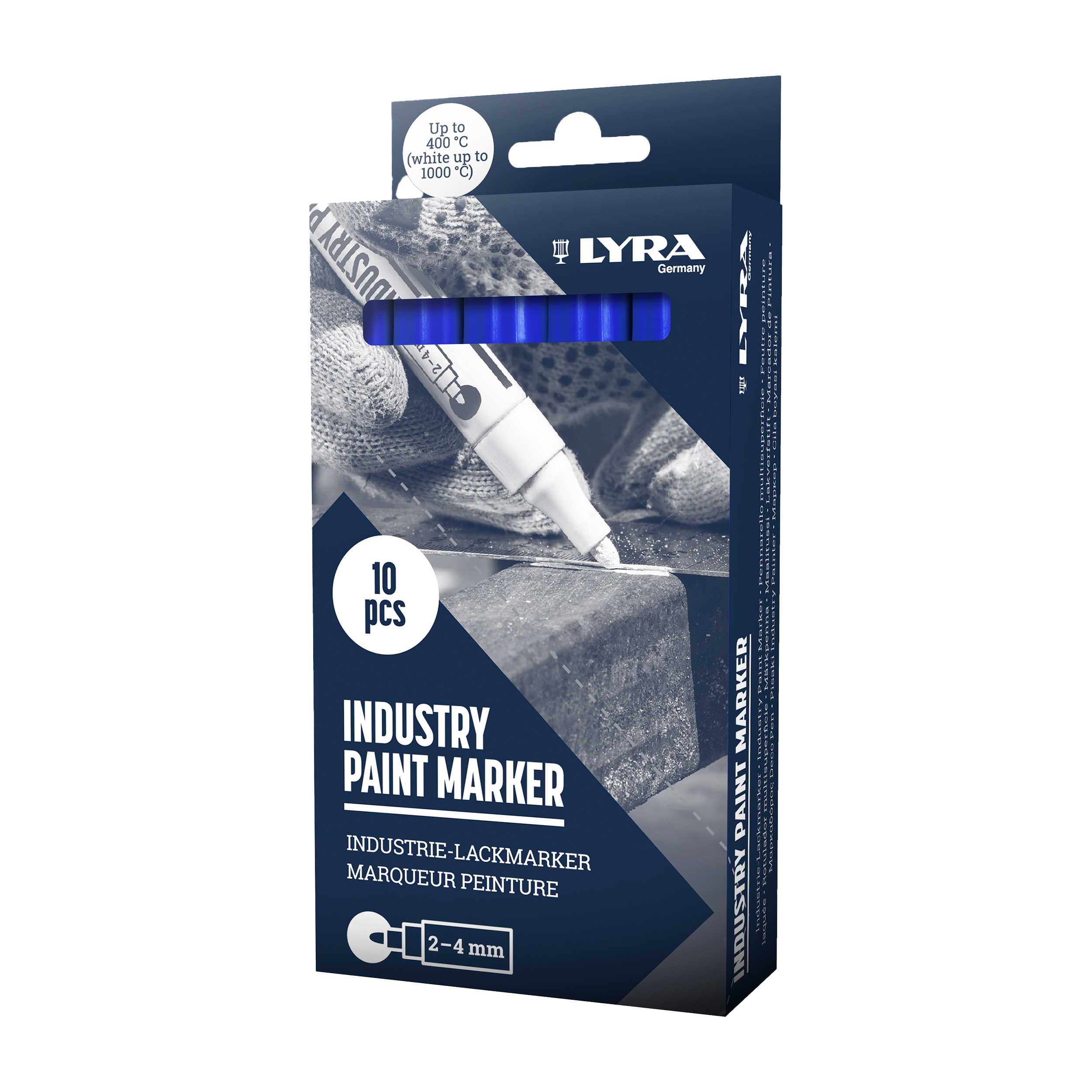 Rotulador pintura LYRA de color azul