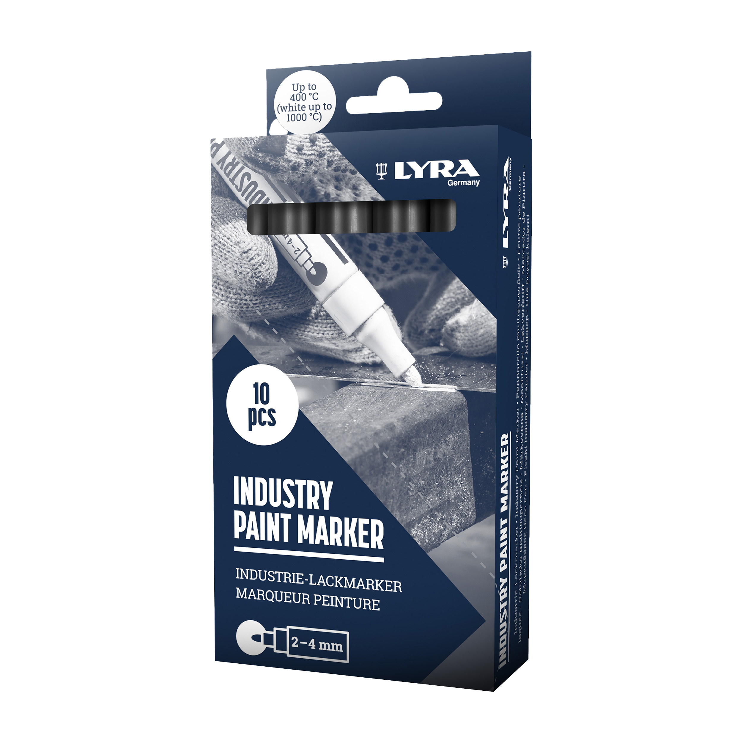 Rotulador pintura LYRA de color negro