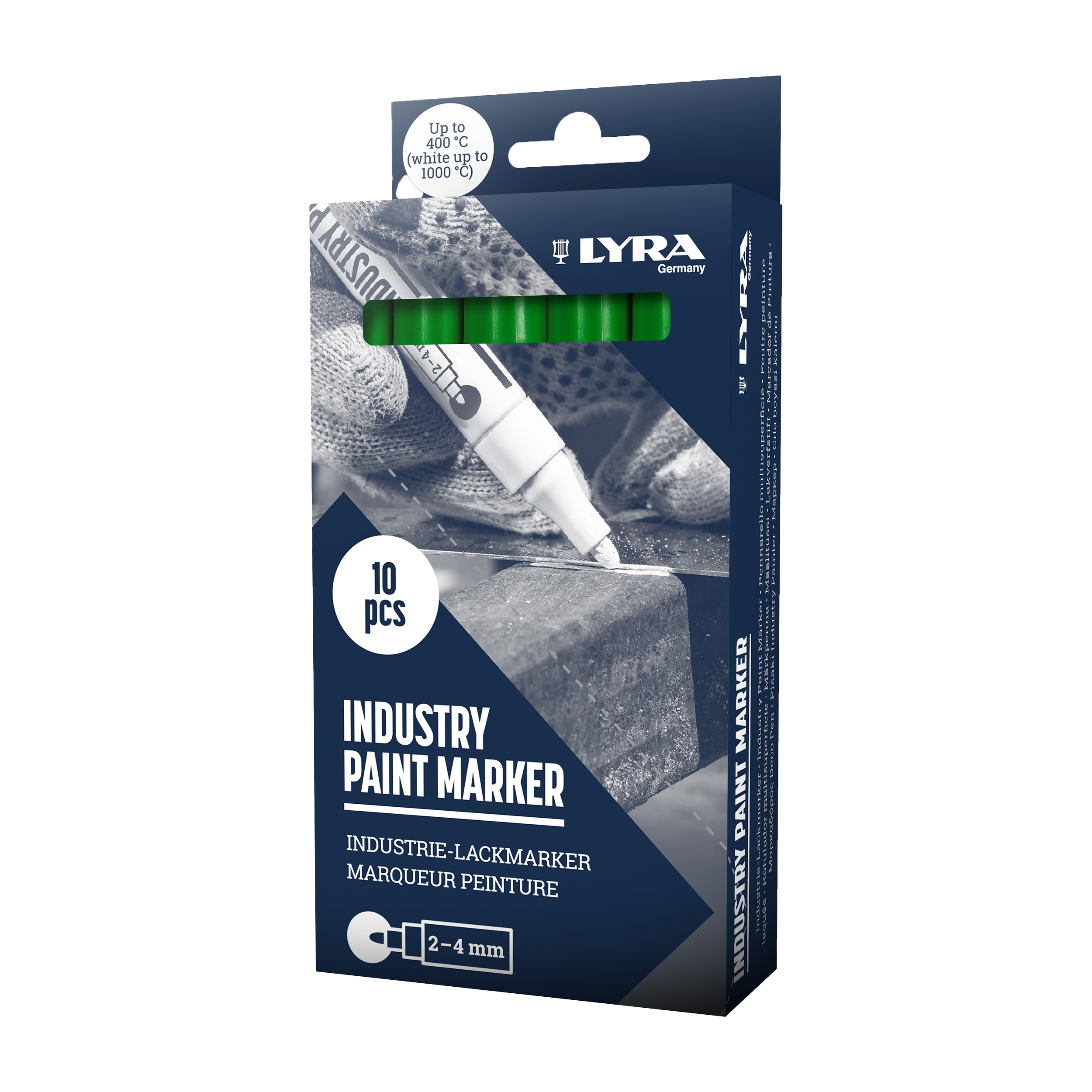 Rotulador pintura LYRA de color verde