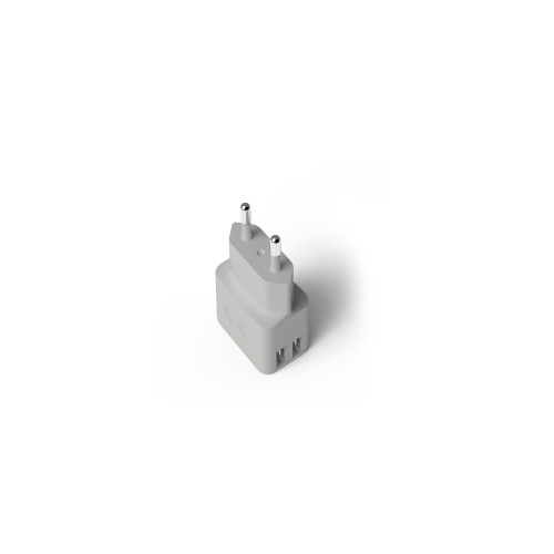 Cargador pared 2 USB de color blanco - REF.1416