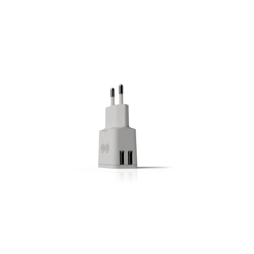 Cargador pared 2 USB de color blanco - REF.1416