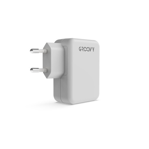 Cargador Groovy 2 USB + 2 Tipo C