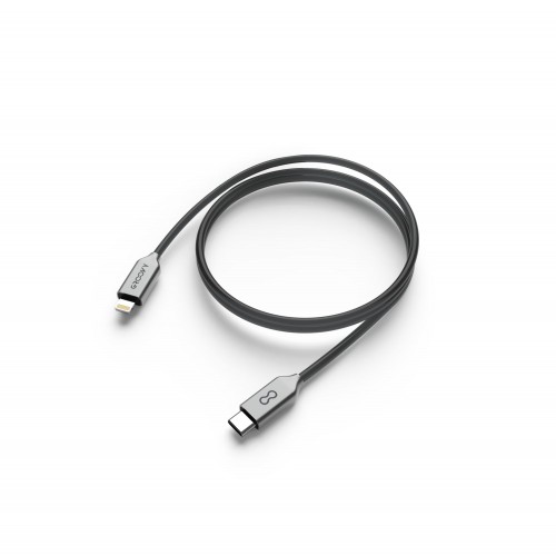 Cable GROOVY Tipo C + Tipo Apple carga rápida 1 m