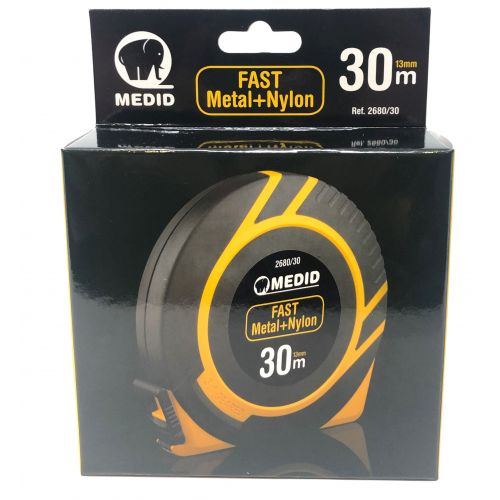 Cinta métrica metálica + nylon FAST de 30 m - ref.268030