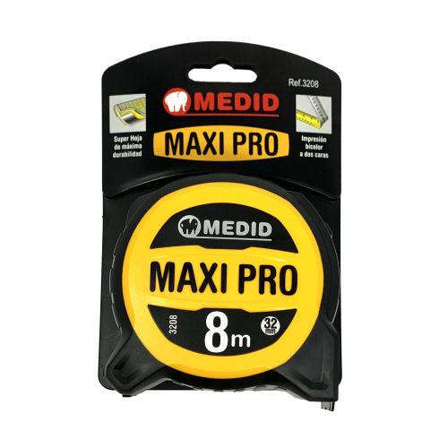 Flexómetro MEDID MAXI PRO 8 m x 32 mm Ref 3208