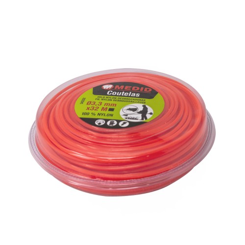 Hilo de nylon MEDID rojo cuadrado blíster