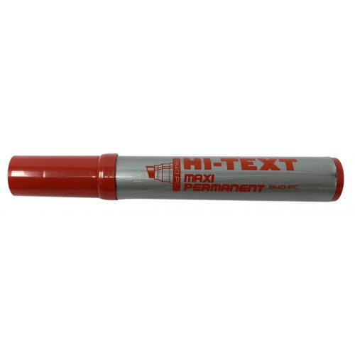 Rotulador tinta indeleble de secado rápido de color rojo punta de 14 mm - ref.371