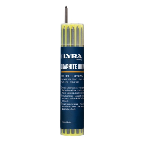 Minas de recambio GRAPHITE 2B LYRA-DRY- ref.4092