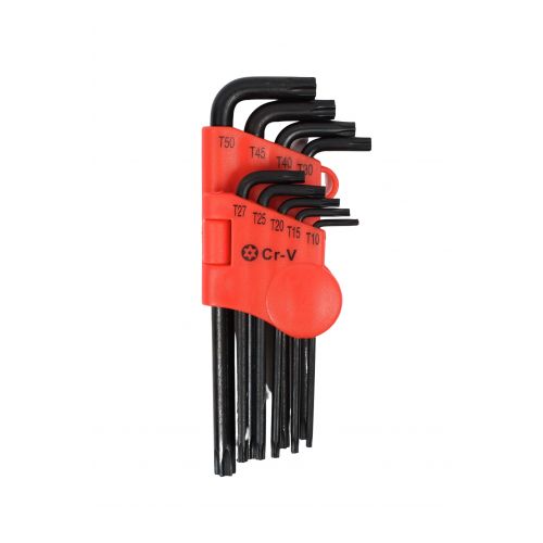 Juego de 9 llaves Torx inviolables