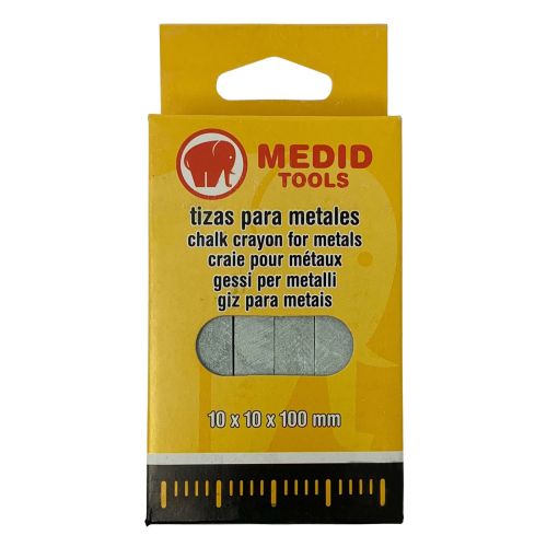 Tiza para metales MEDID  blanca 100 mm,  diámetro 10 mm
