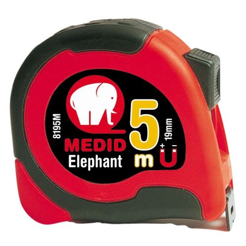 Flexómetro MEDID ELEPHANT magnético 5 m x 19 mm Ref 8195M