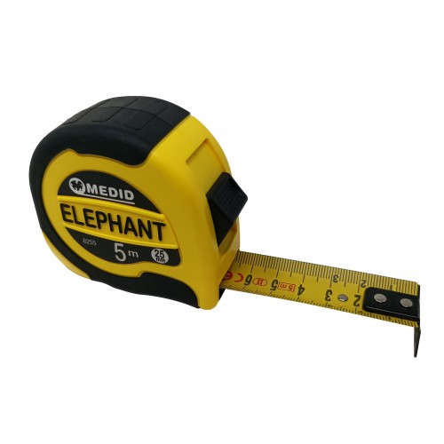 Flexómetro MEDID ELEPHANT 5 m x 25 mm Ref 8255