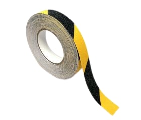 Cinta de color amarillo y negro antideslizante 50 mm x 18 m