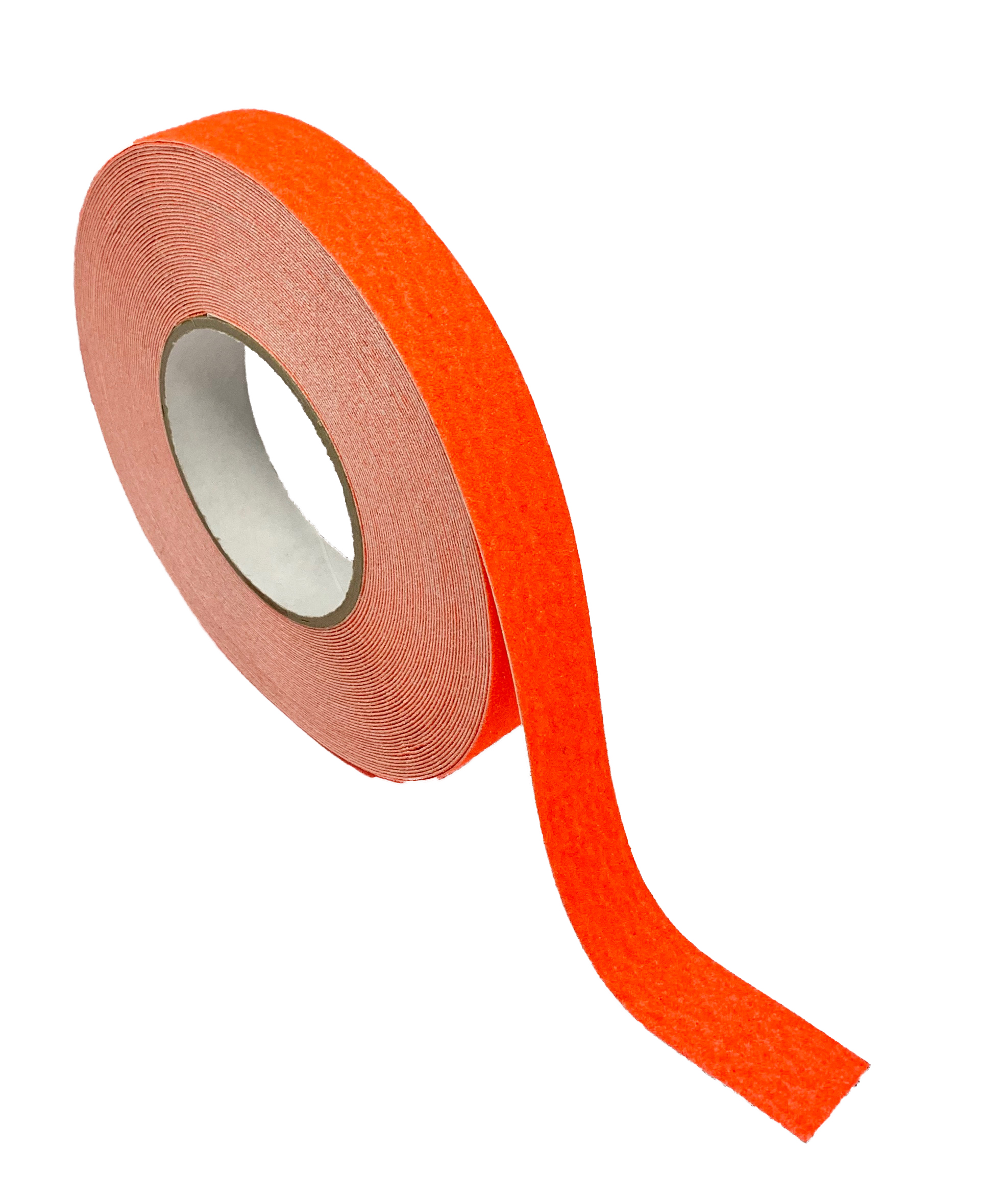 Cinta fluorescente de color naranja antideslizante 50 mm x 18 mm