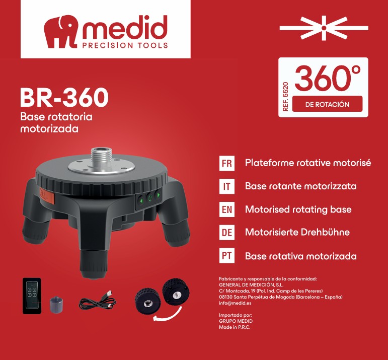 Base rotativa motorizada