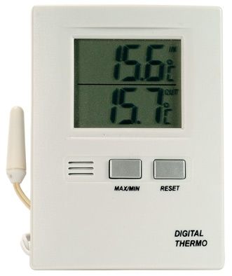 Termómetro digital interior/exterior 61 x 84 mm