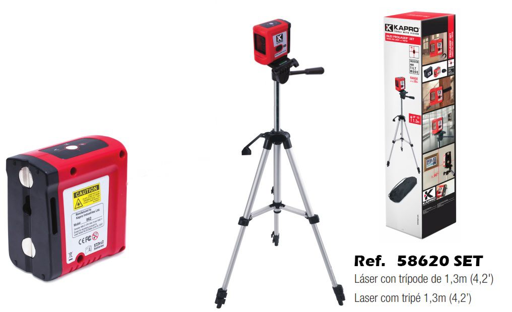 Set mini láser rayo de color rojo - ref.58620