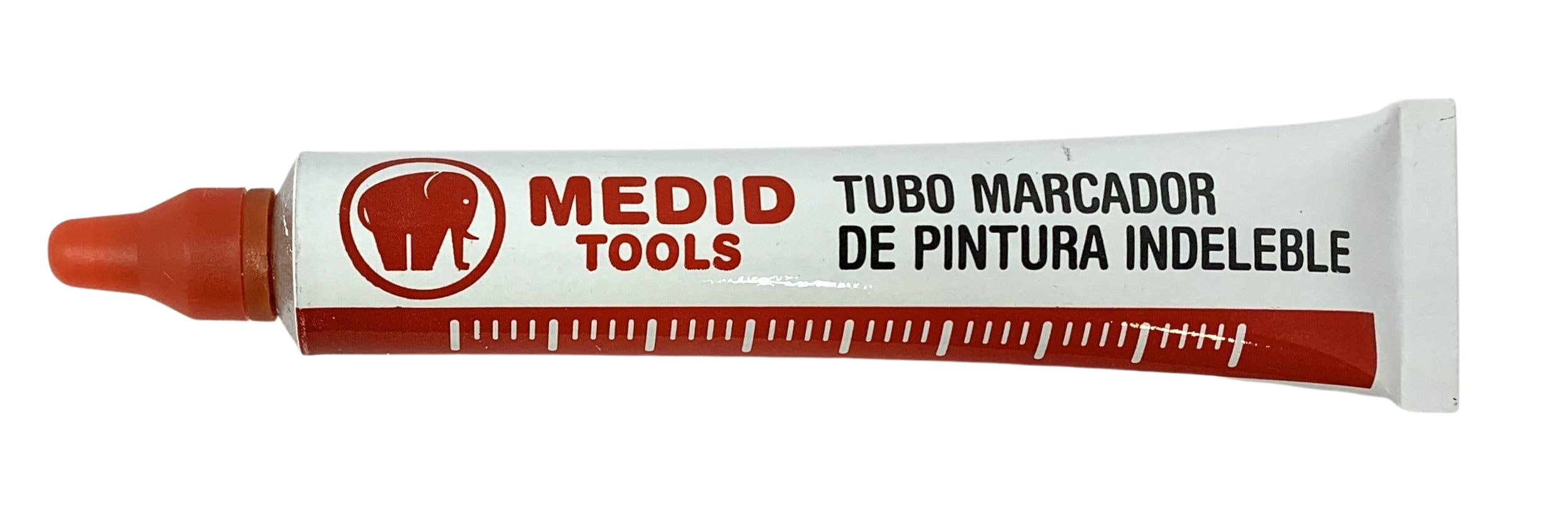 Tubo marcador de pintura indeleble de color rojo - ref.591
