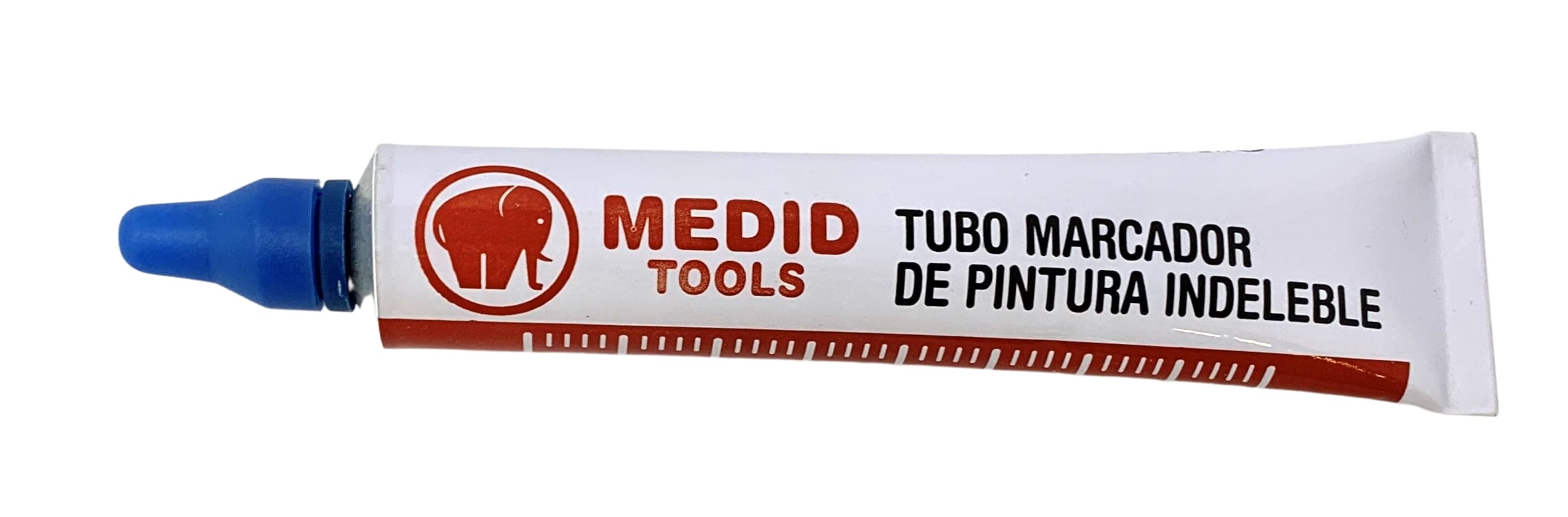 Tubo marcador de pintura indeleble de color azul - ref.592