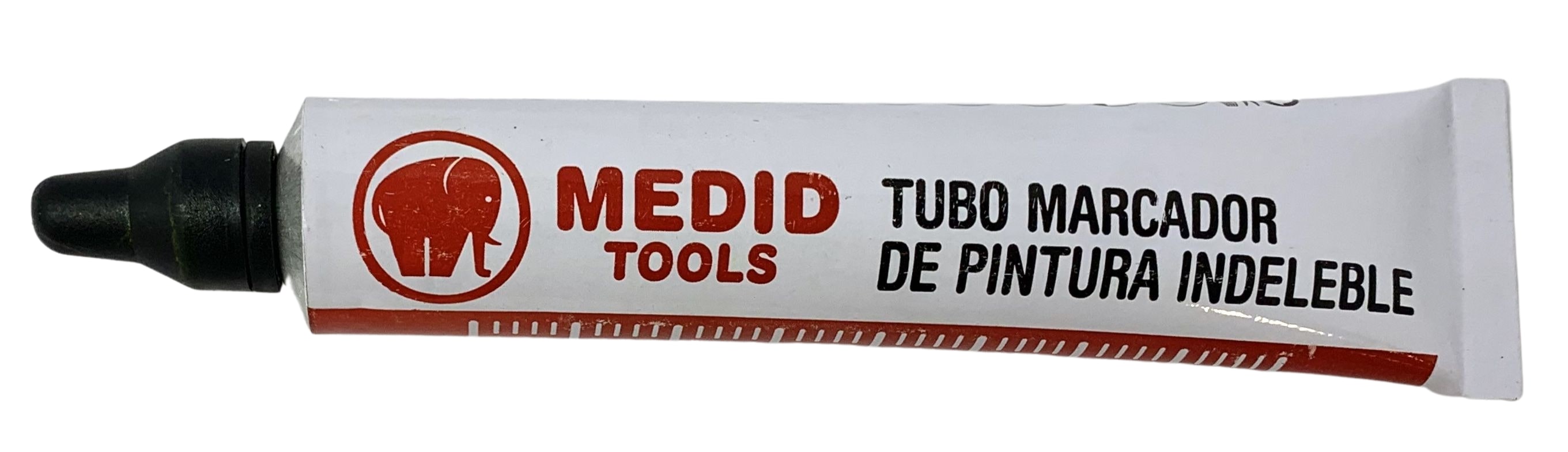 Tubo marcador de pintura indeleble de color negro - ref.593