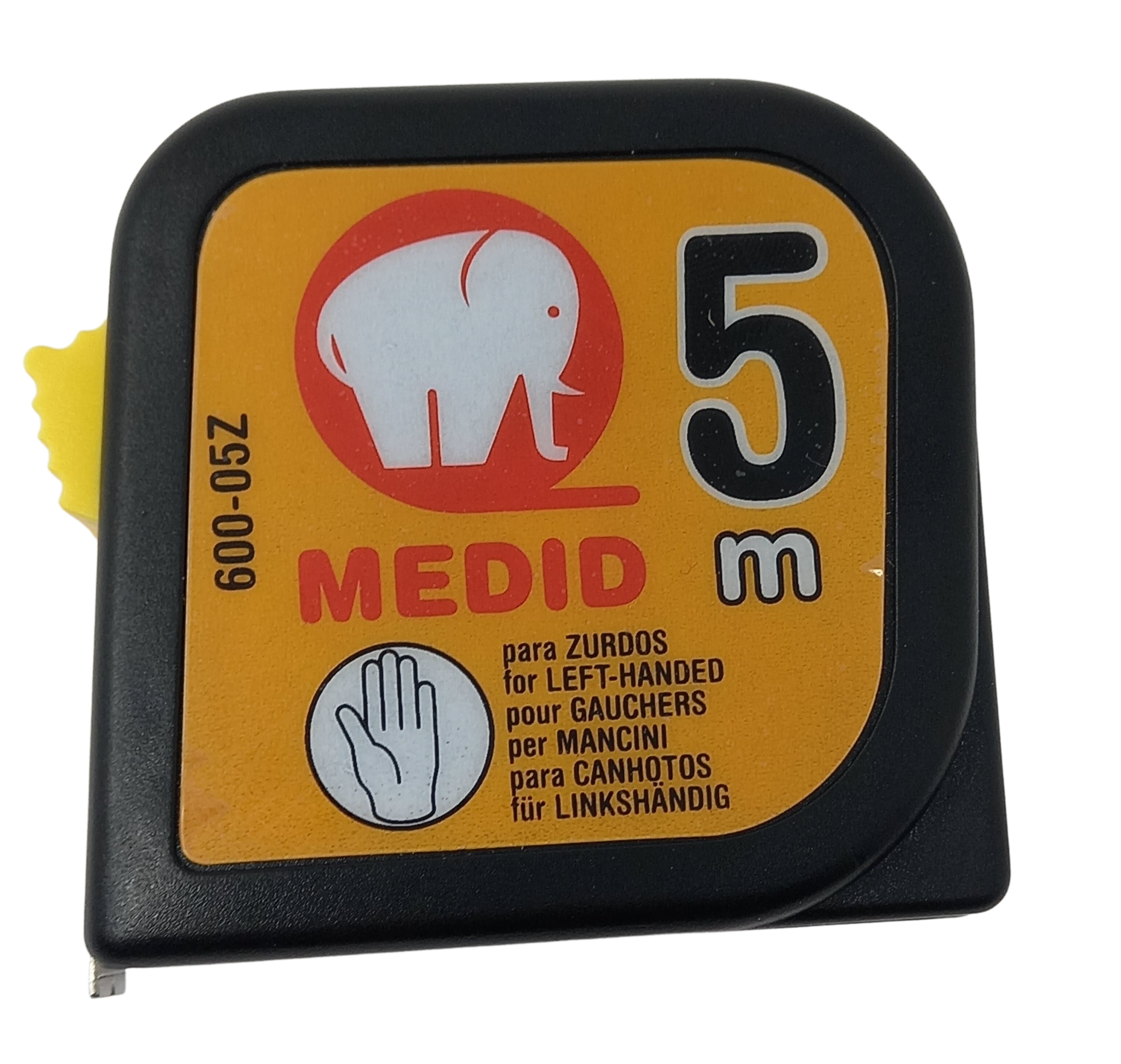 Flexómetro para zurdos 5 m x 16 mm - ref.60005Z