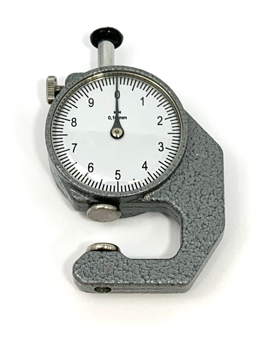 Medidor de espesores de bolsillo 10 mm. 0 - 10 mm